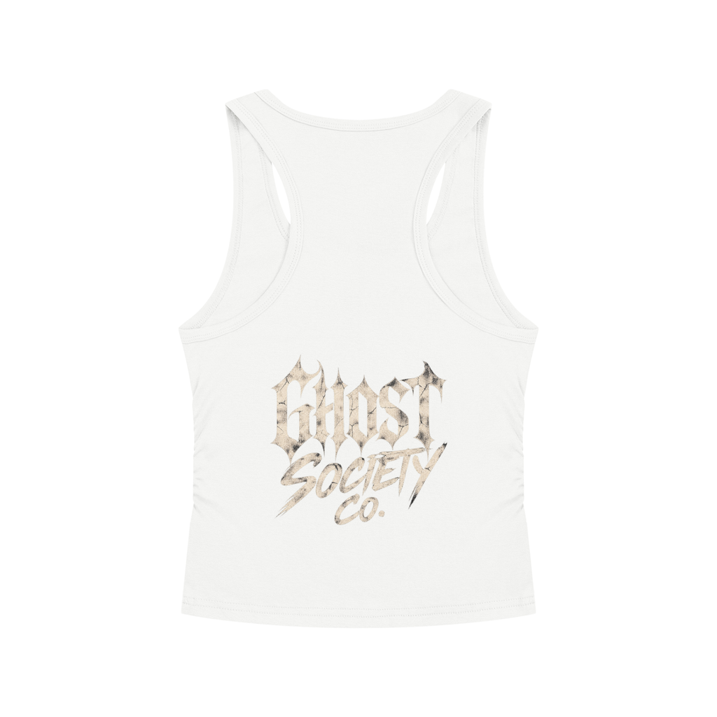 GHOST SOCIETY CO. Women’s Ruched Tank Top