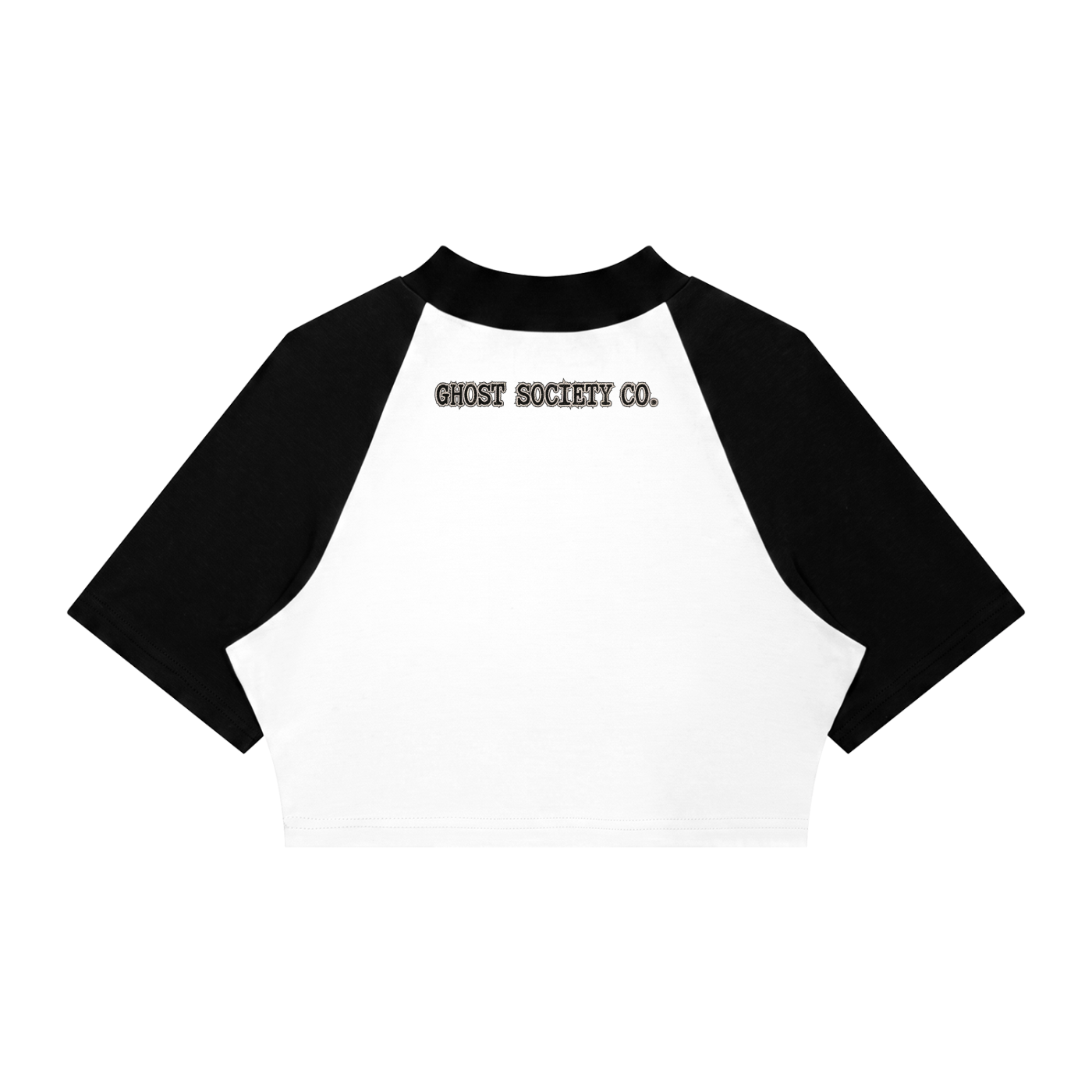 GHOST SOCIETY CO. Women’s Color Block Raglan Crop T-Shirt