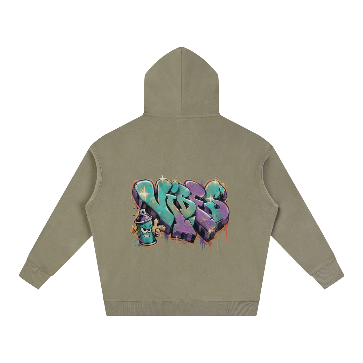 GHOST SOCIETY CO. Oversize Fleeced Hoodie