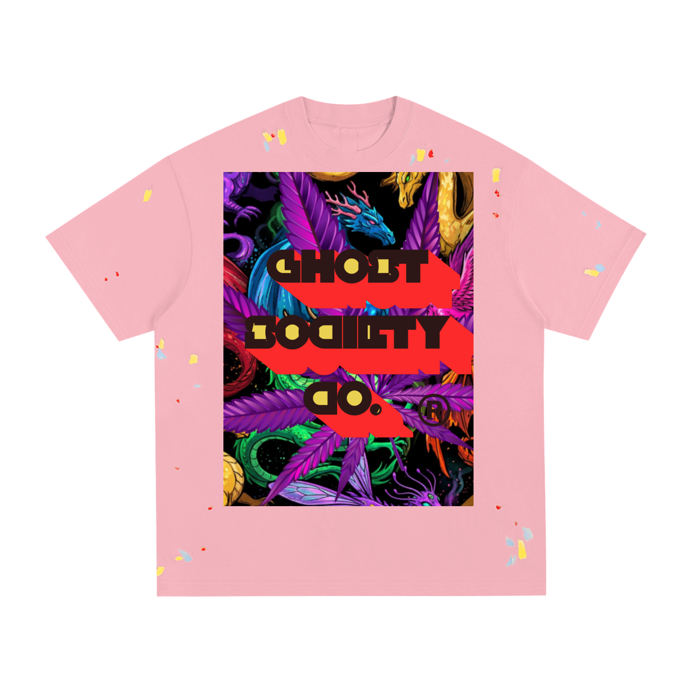 GHOST SOCIETY CO. Paint Splatter T-Shirt