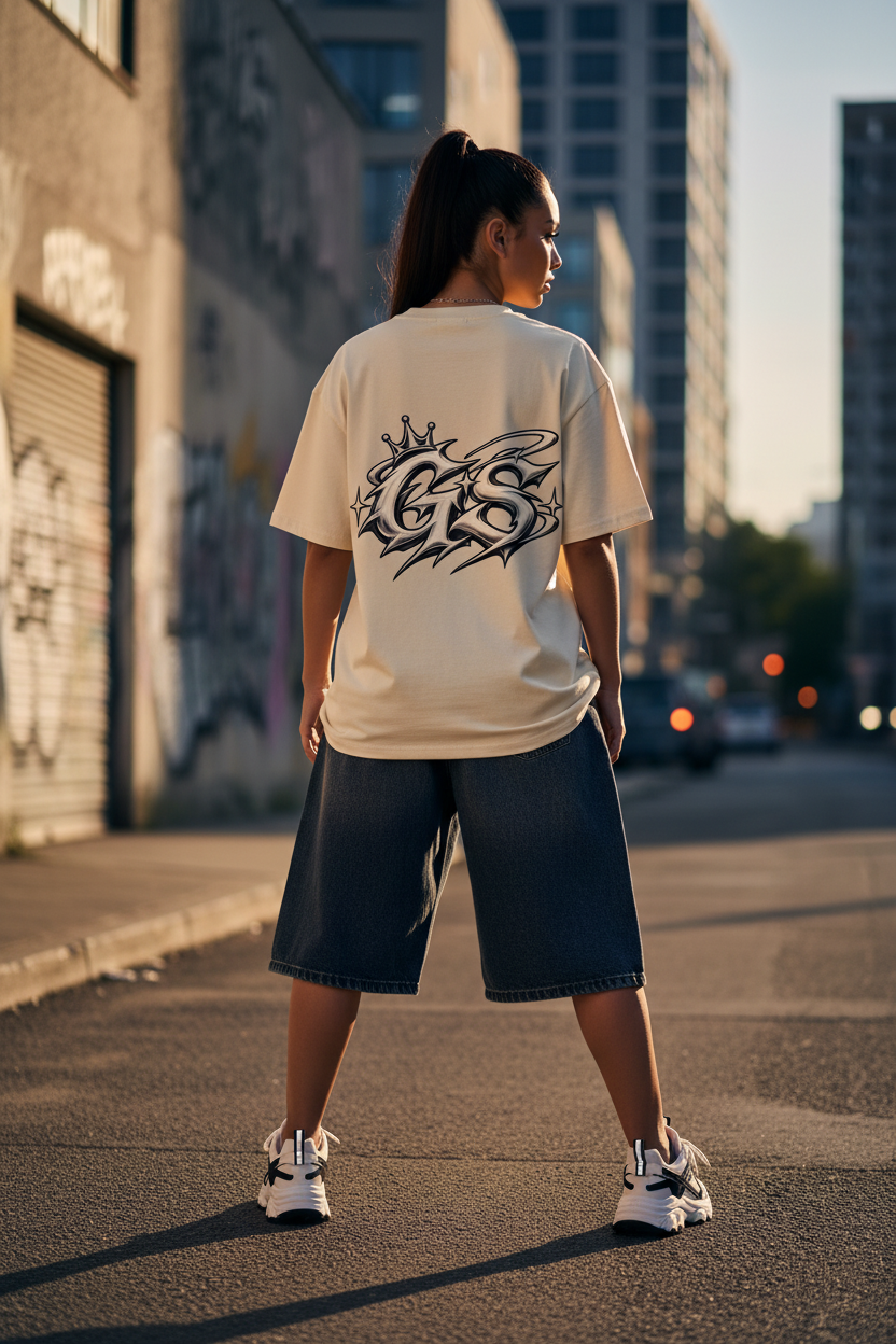 GHOST SOCIETY CO. Oversized Drop Shoulder T-Shirt