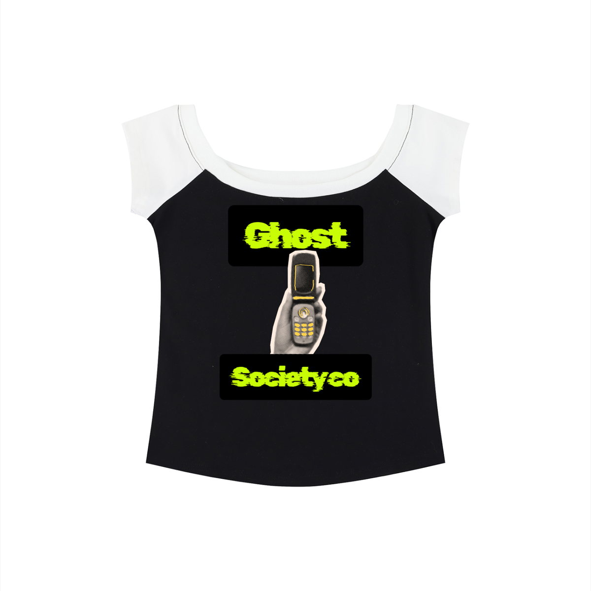 GHOST SOCIETY CO. Women's Color Block Raglan Baby T-Shirt