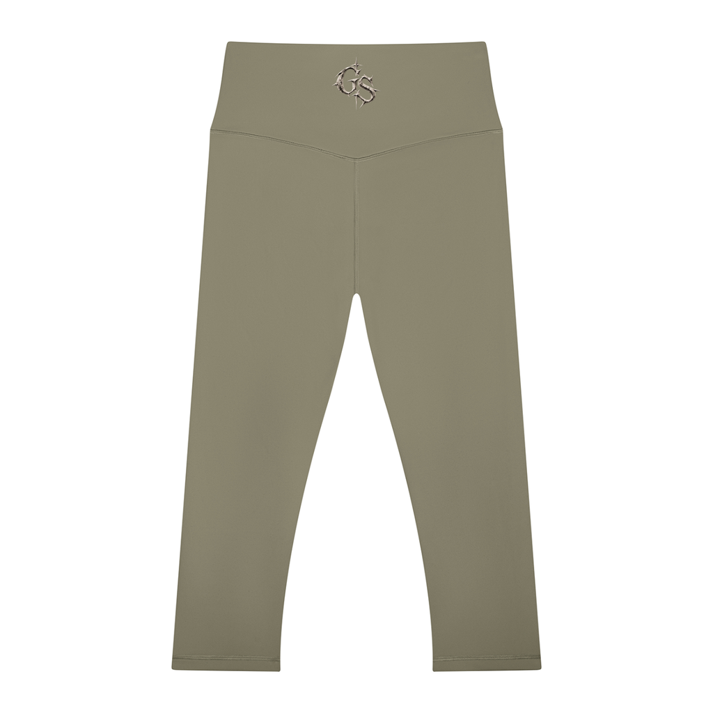 GHOST SOCIETY CO. Women's High Waisted Yoga Capri Leggings