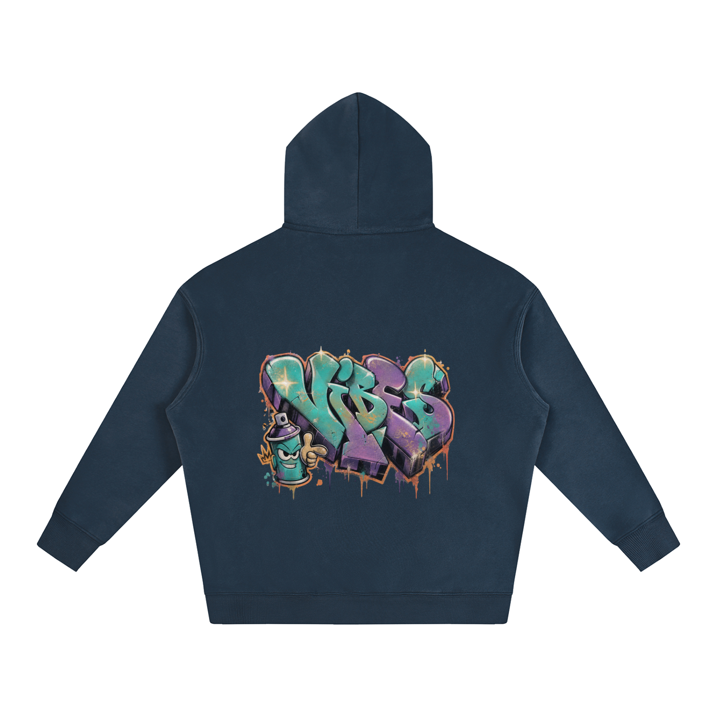 GHOST SOCIETY CO. Oversize Fleeced Hoodie