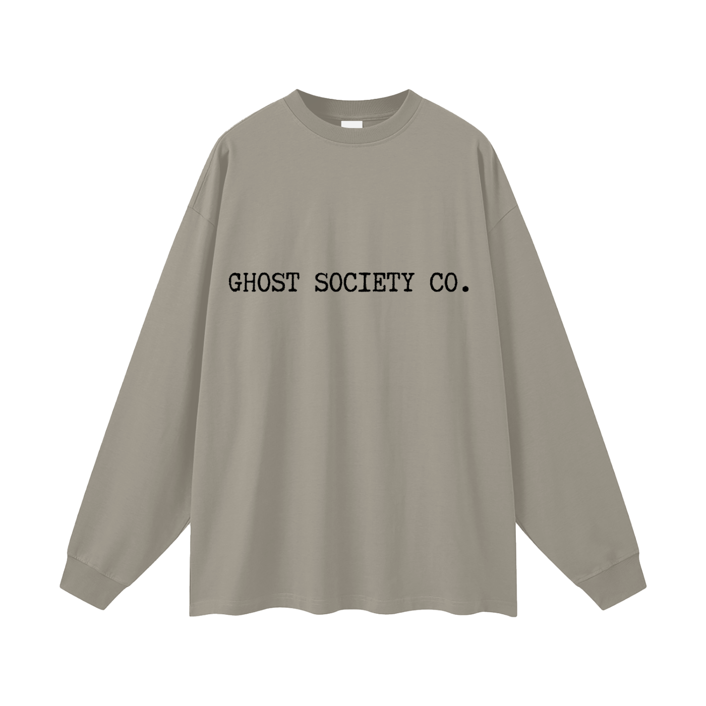 GHOST SOCIETY CO. Oversized Unisex Long Sleeve T-Shirt
