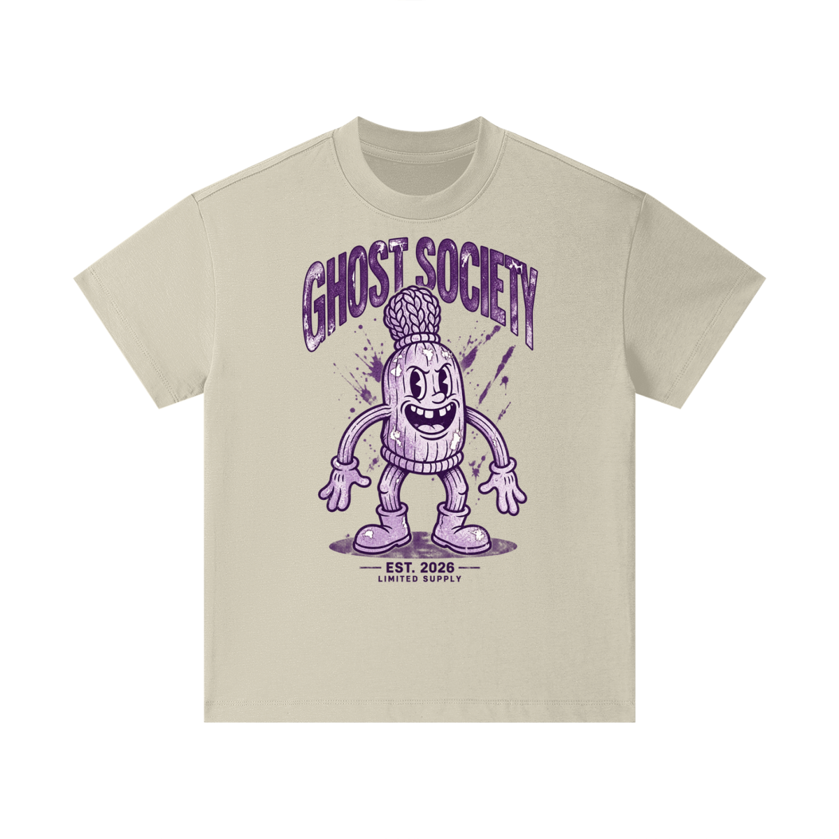 GHOST SOCIETY CO. Pure Cotton Essential Kids T-Shirt