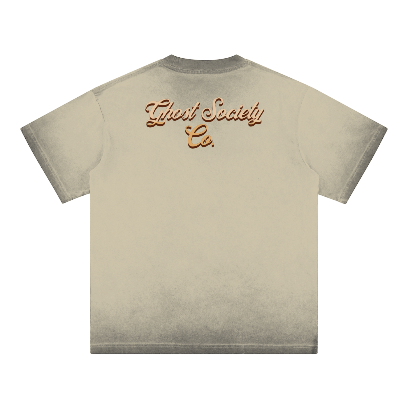 GHOST SOCIETY CO. Reverse Dyed Loose Cotton T-Shirt