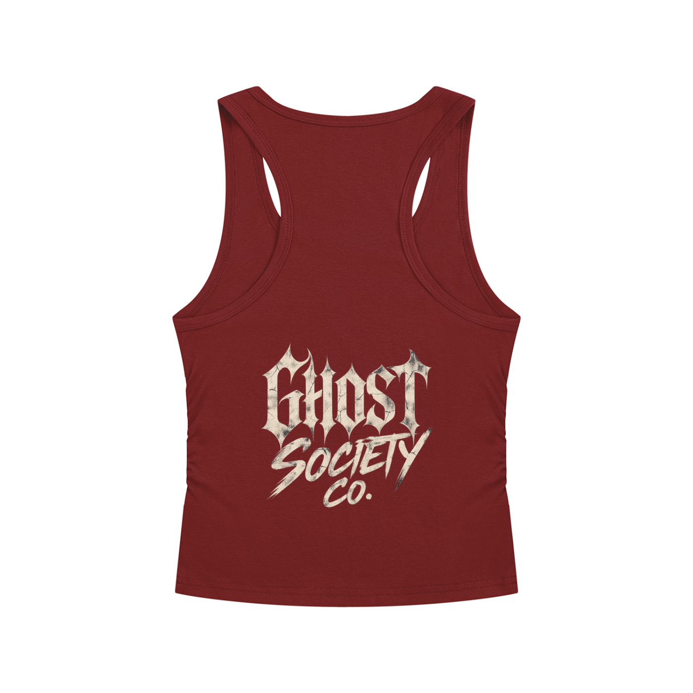 GHOST SOCIETY CO. Women’s Ruched Tank Top