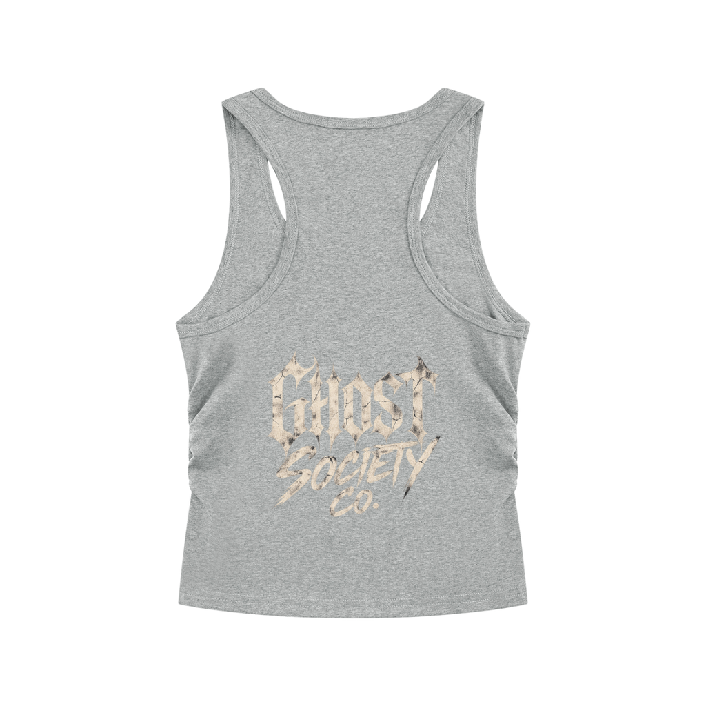 GHOST SOCIETY CO. Women’s Ruched Tank Top