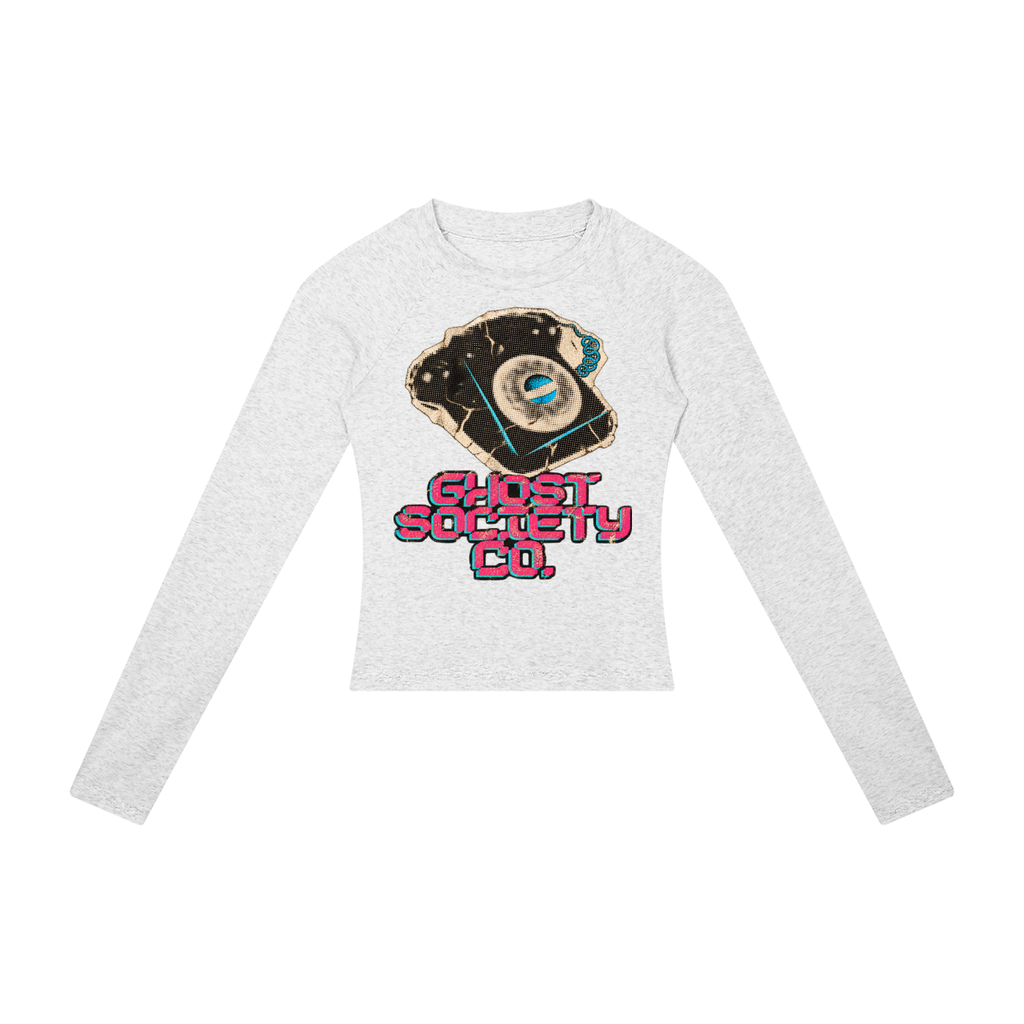 GHOST SOCIETY CO. Women’s Slim Raglan Long Sleeve T-Shirt