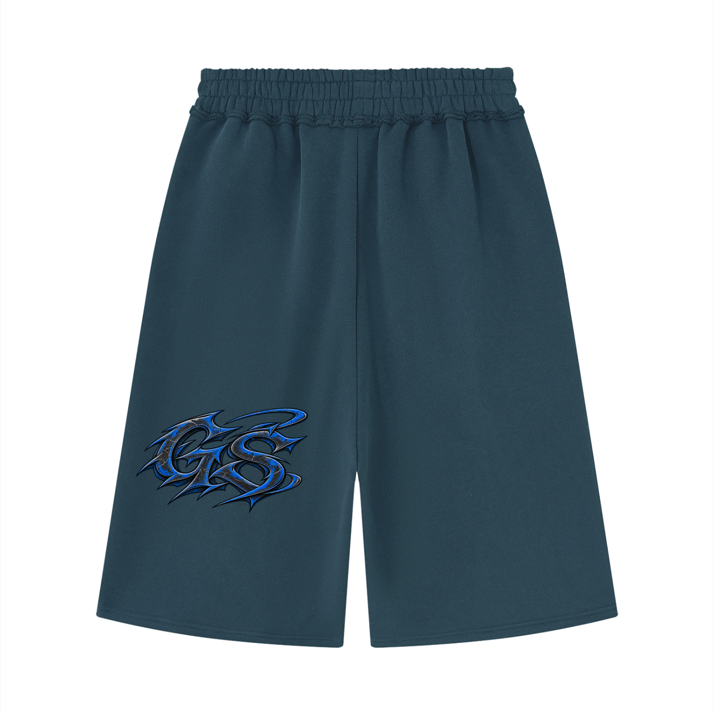 GHOST SOCIETY CO. Unisex Raw Edge Fleece Shorts