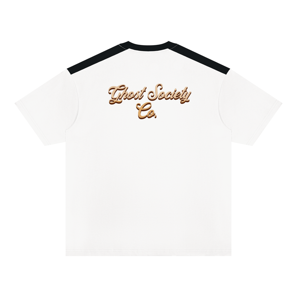 GHOST SOCIETY CO. Unisex Color Block Loose T-Shirt