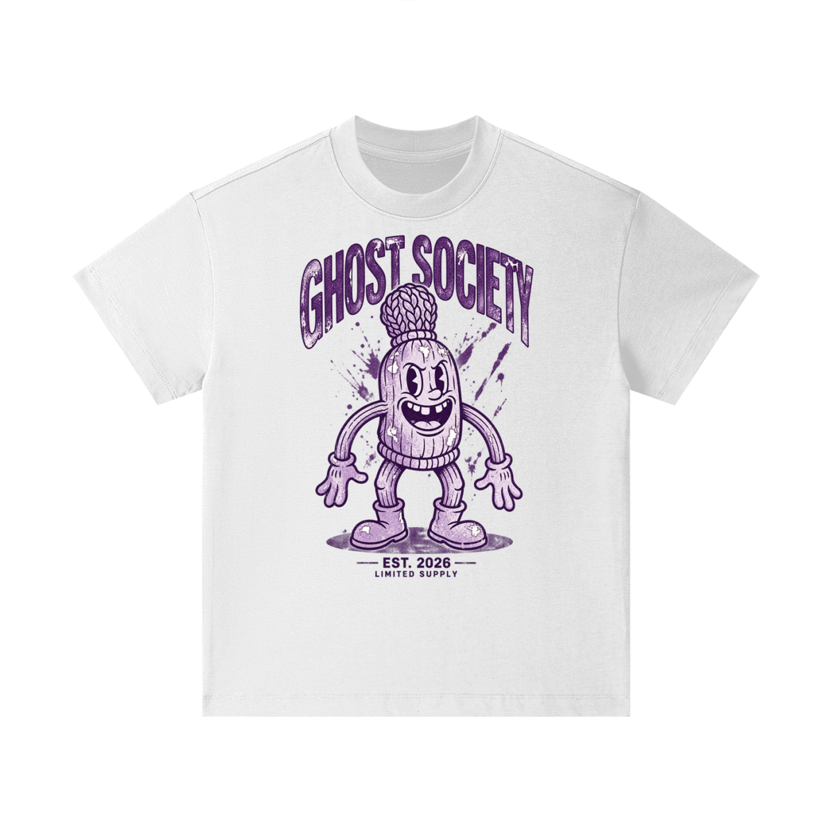 GHOST SOCIETY CO. Pure Cotton Essential Kids T-Shirt
