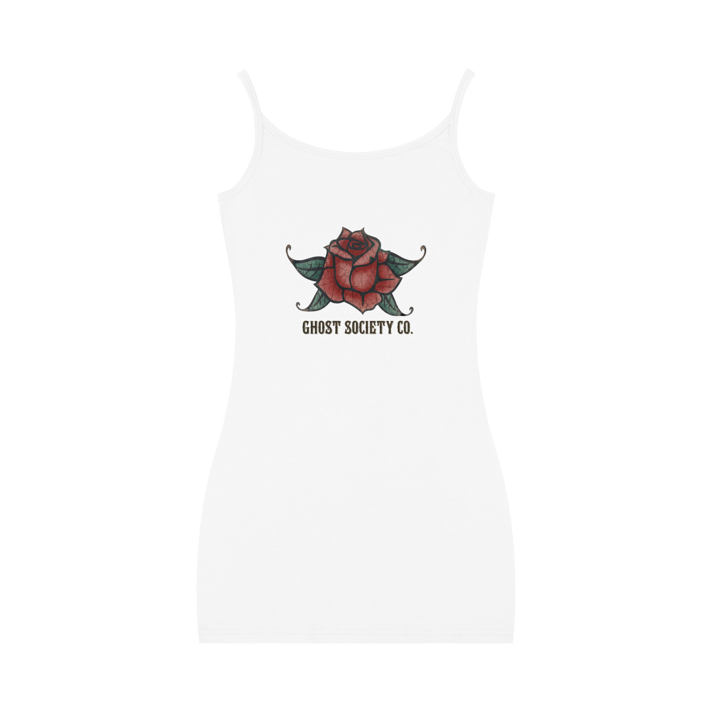 GHOST SOCIETY CO. Women's Solid Tight Sleeveless Dress