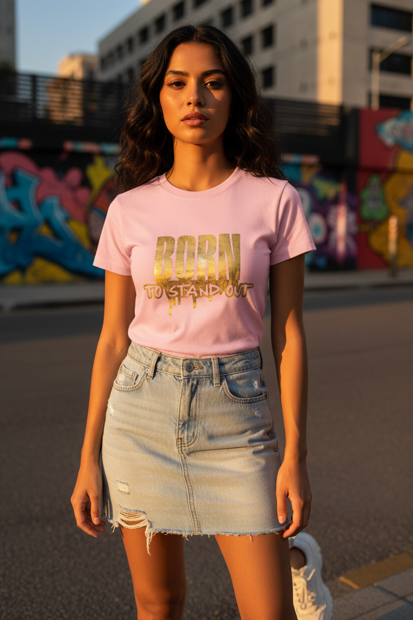 GHOST SOCIETY CO. Women's Regular Fit Crewneck T-Shirt