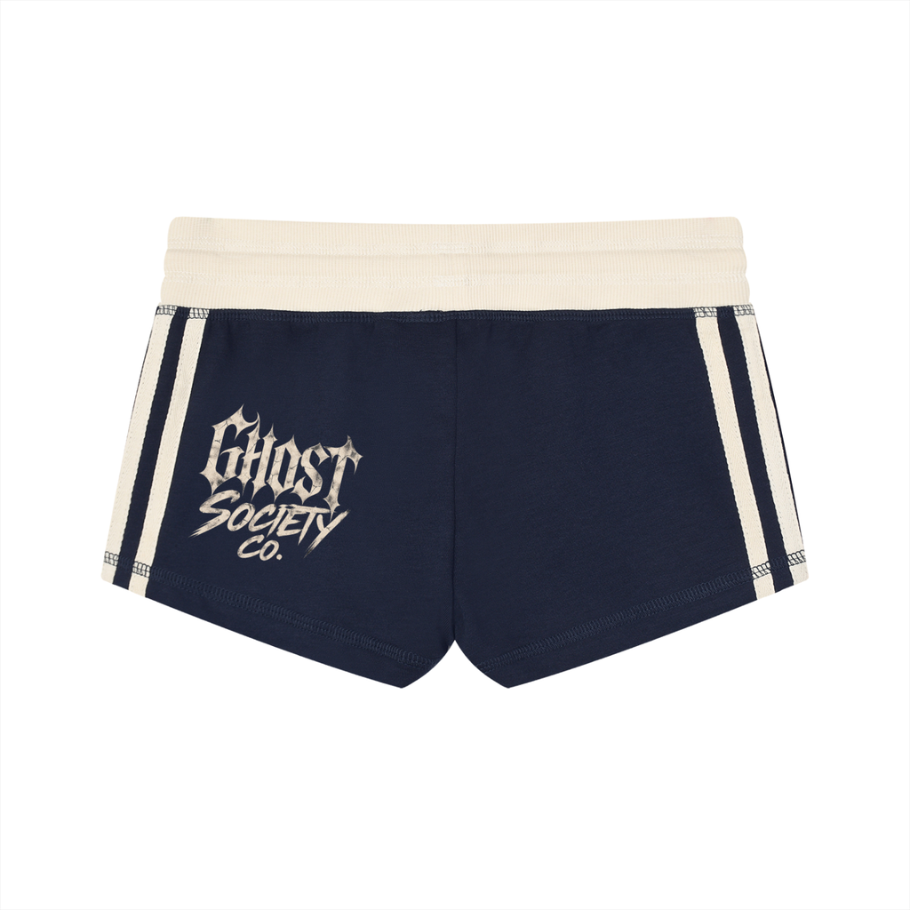 GHOST SOCIETY CO. Women's Contrast Stripe Track Shorts