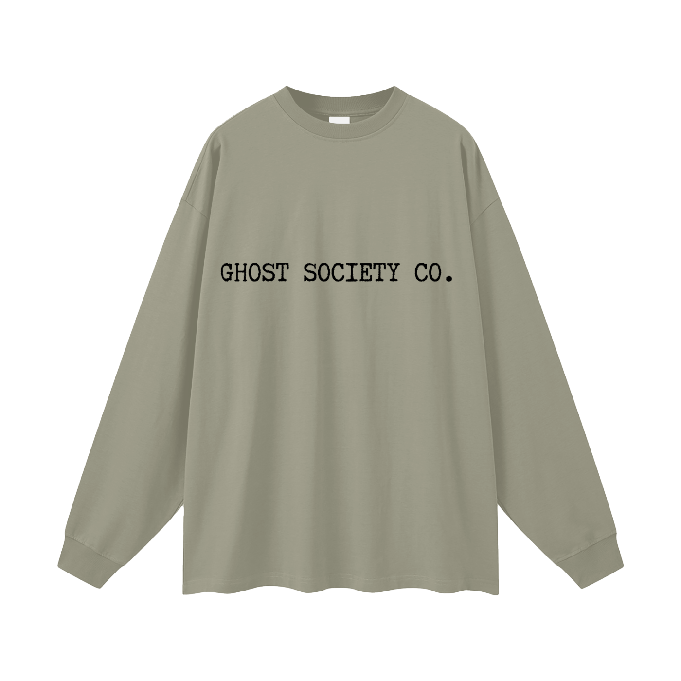 GHOST SOCIETY CO. Oversized Unisex Long Sleeve T-Shirt