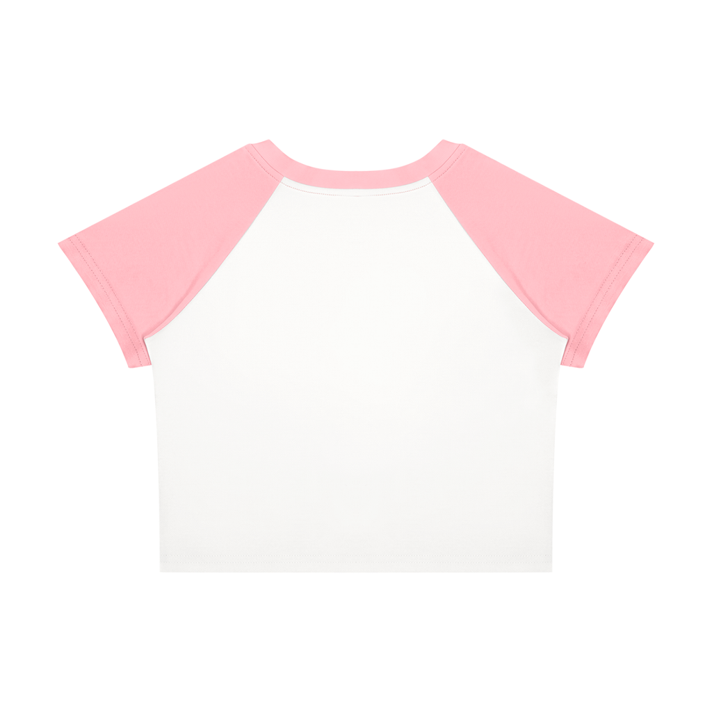 GHOST SOCIETY CO. Women’s Raglan Color Block Baby T-Shirt