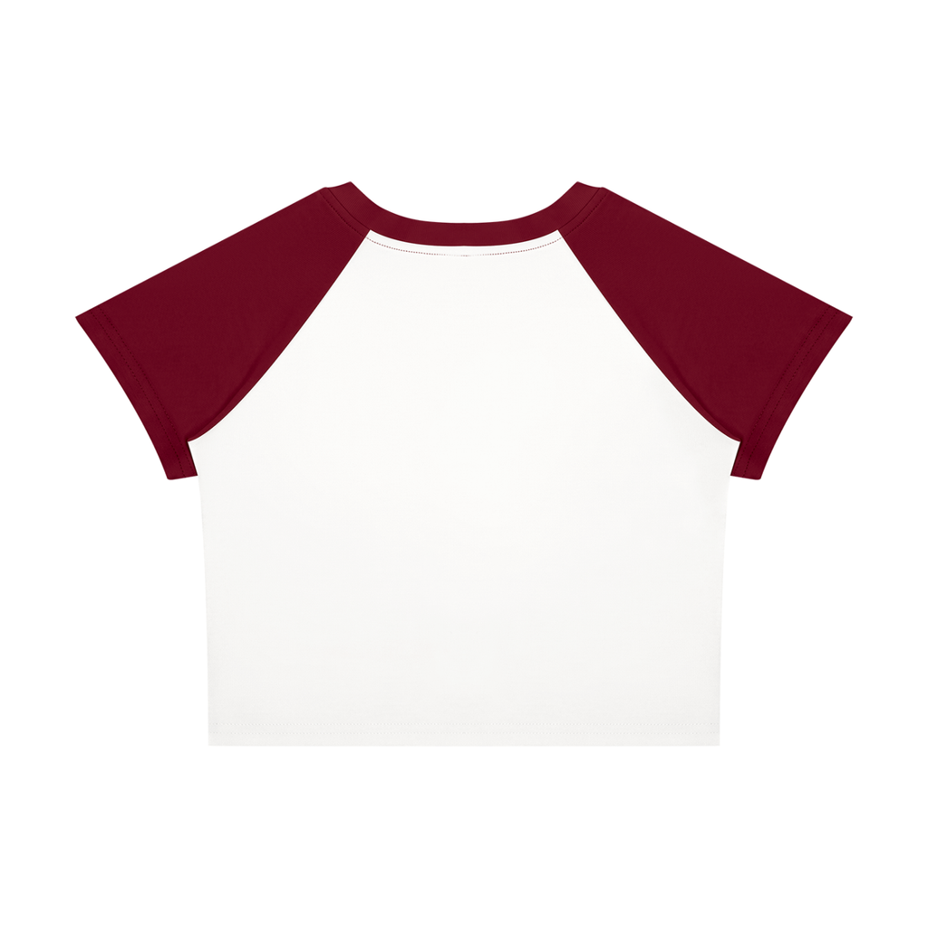 GHOST SOCIETY CO. Women’s Raglan Color Block Baby T-Shirt