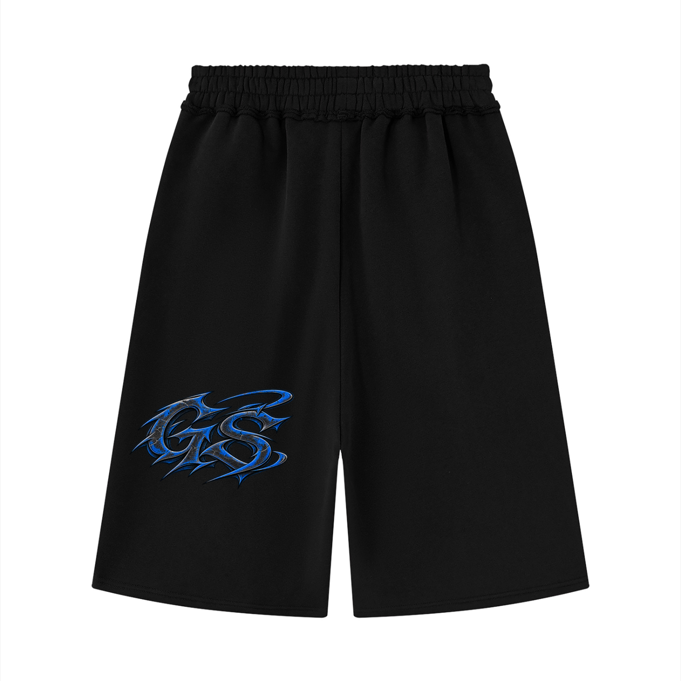 GHOST SOCIETY CO. Unisex Raw Edge Fleece Shorts