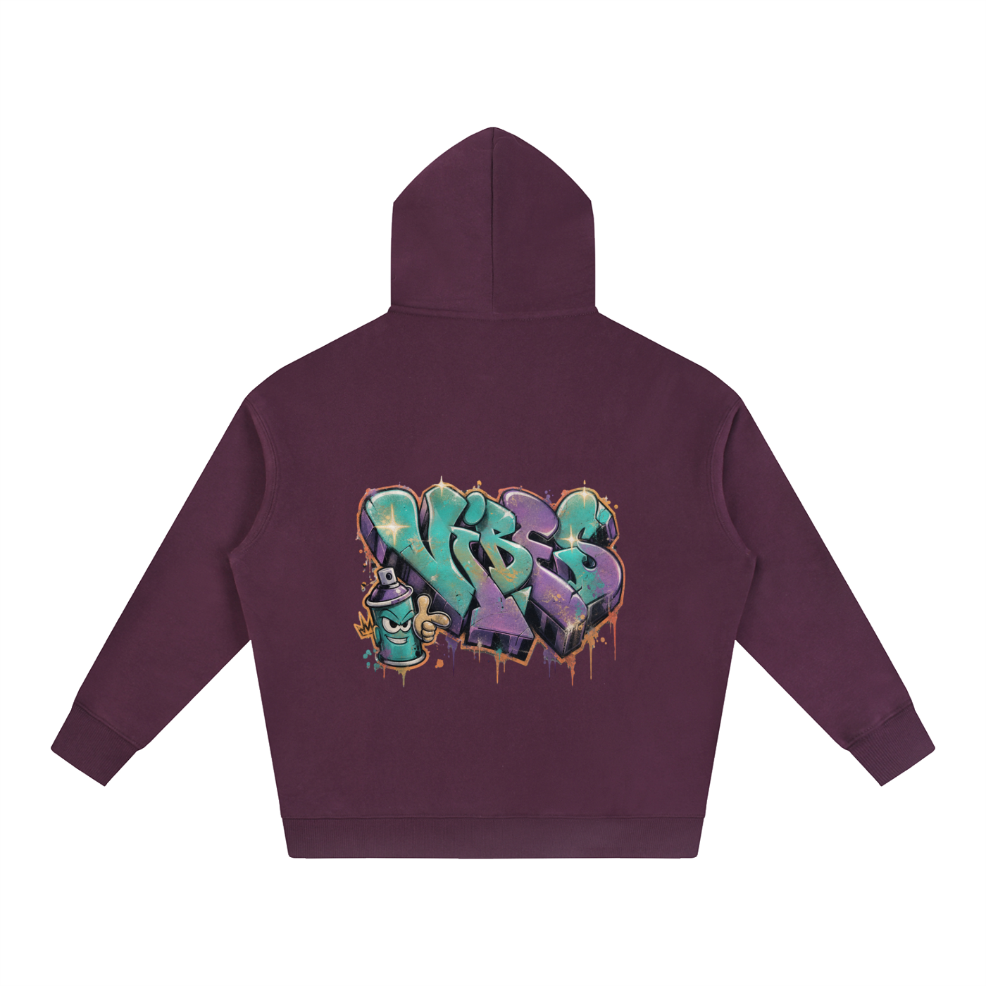 GHOST SOCIETY CO. Oversize Fleeced Hoodie