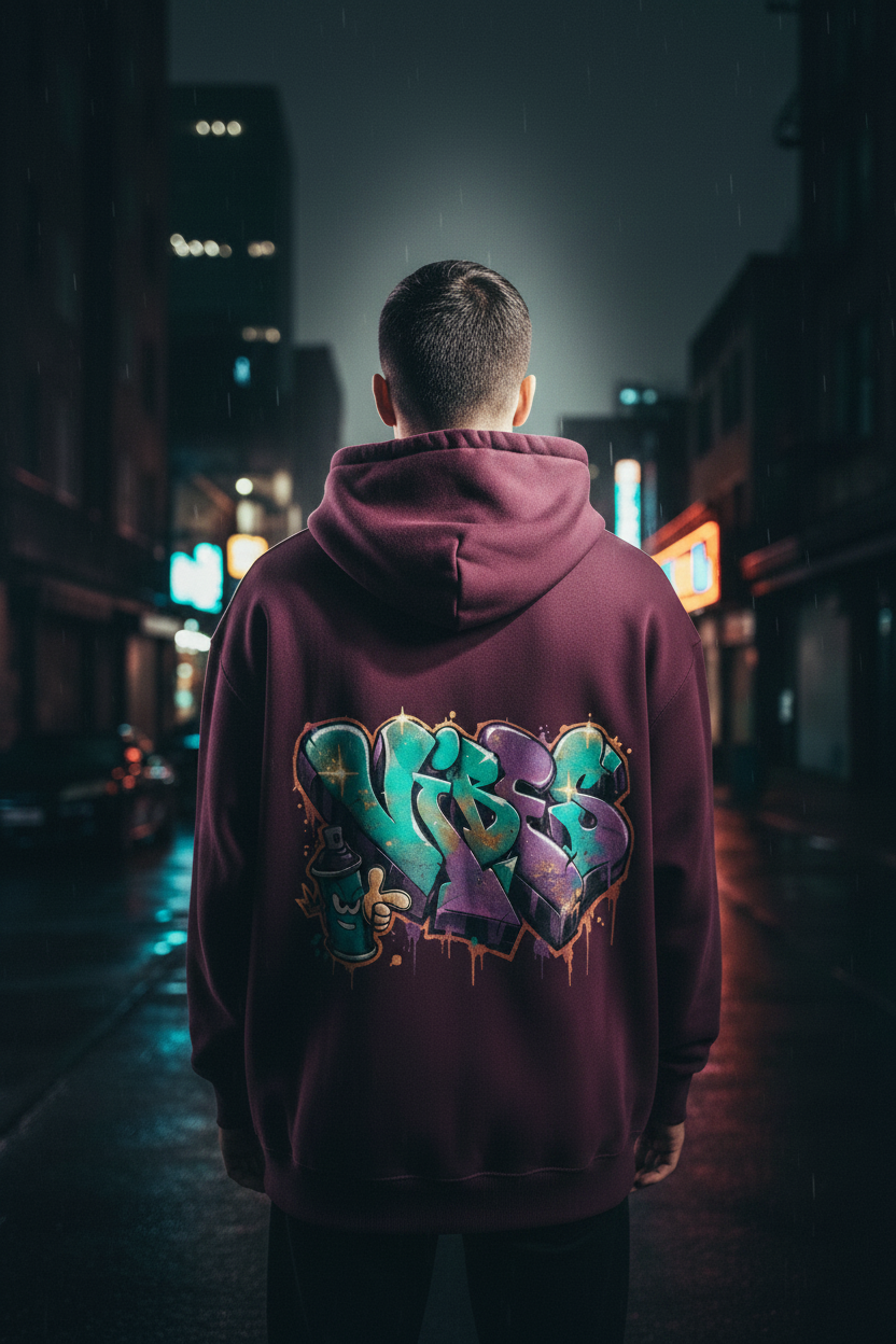 GHOST SOCIETY CO. Oversize Fleeced Hoodie