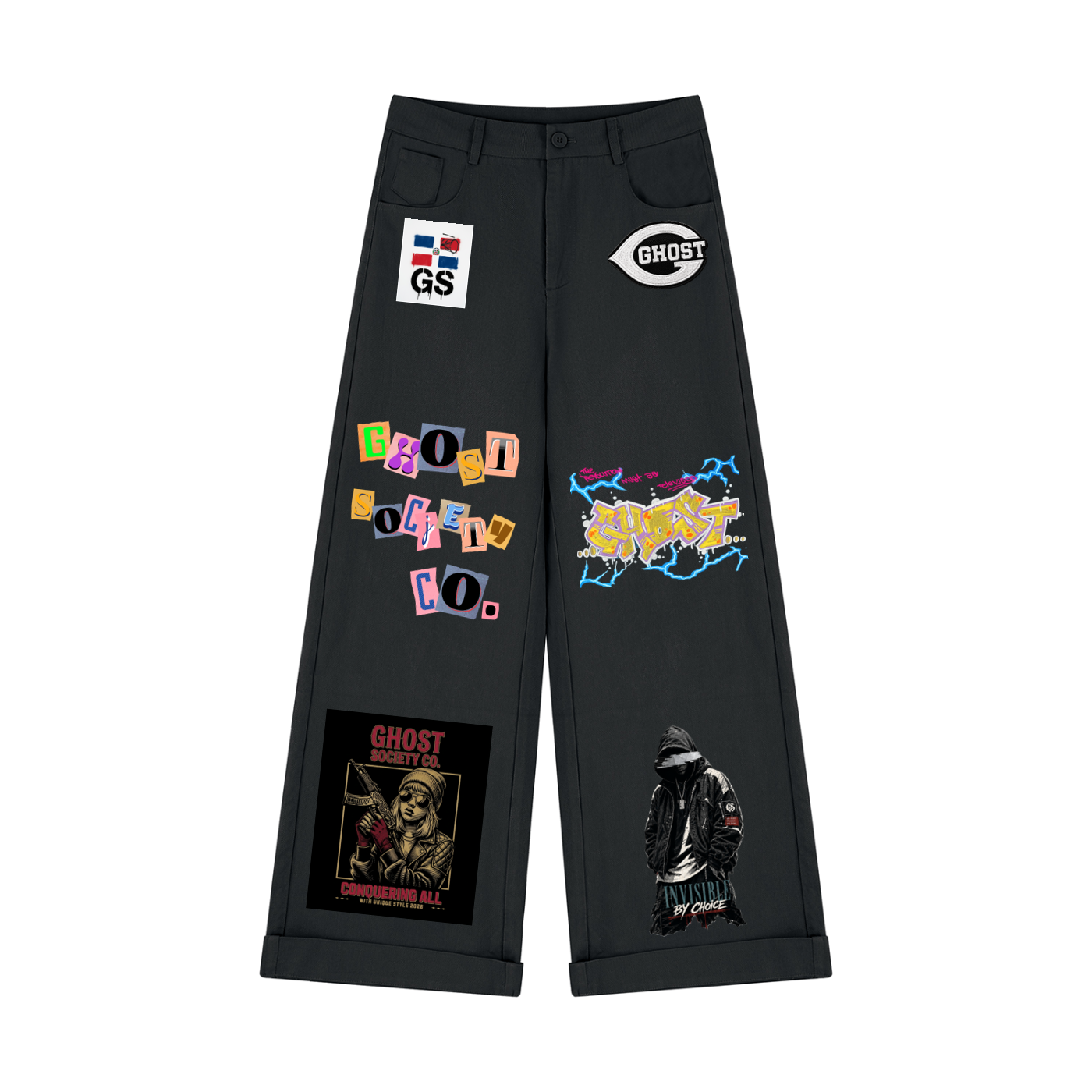 GHOST SOCIETY CO. Women's Tencel Wide Leg Pants