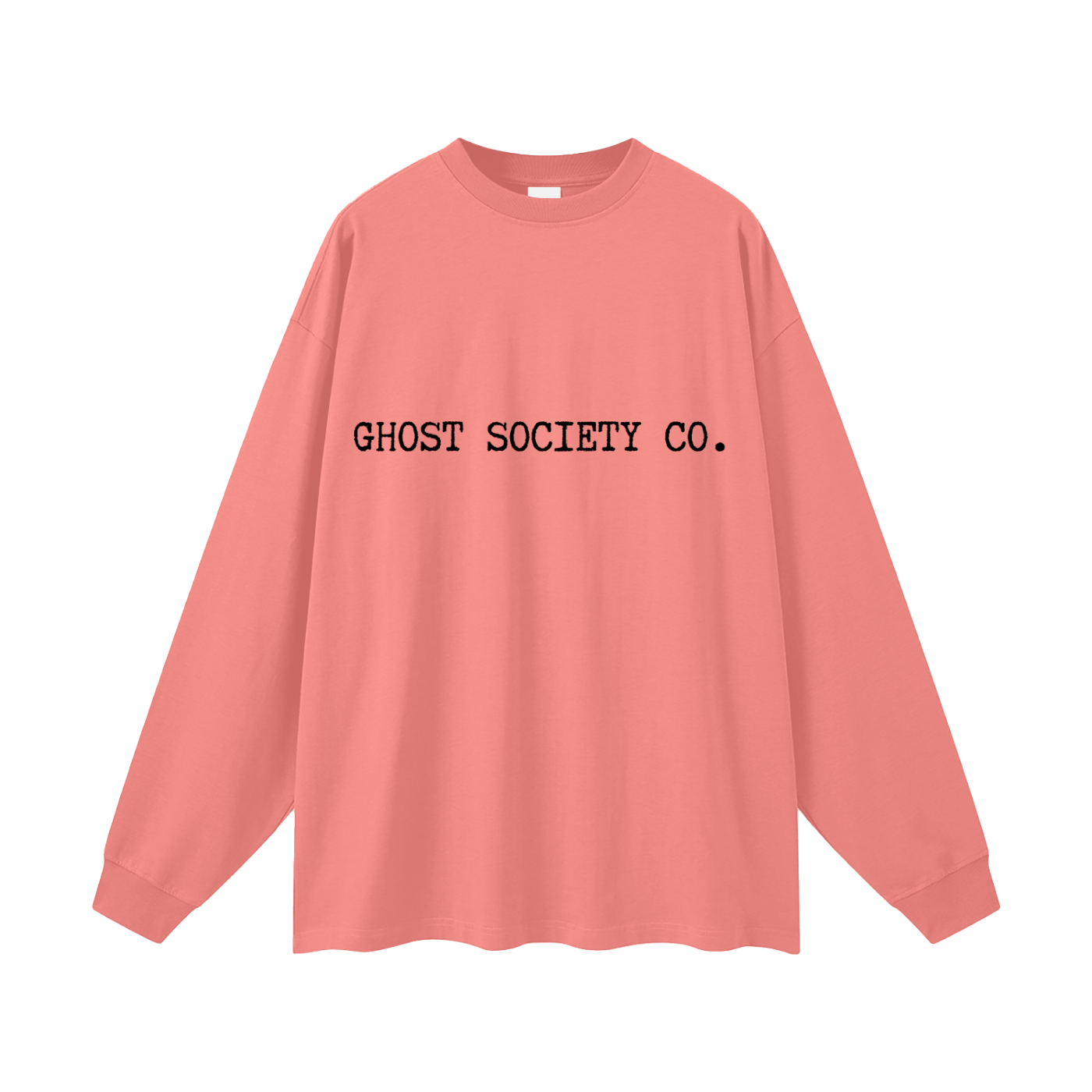GHOST SOCIETY CO. Oversized Unisex Long Sleeve T-Shirt