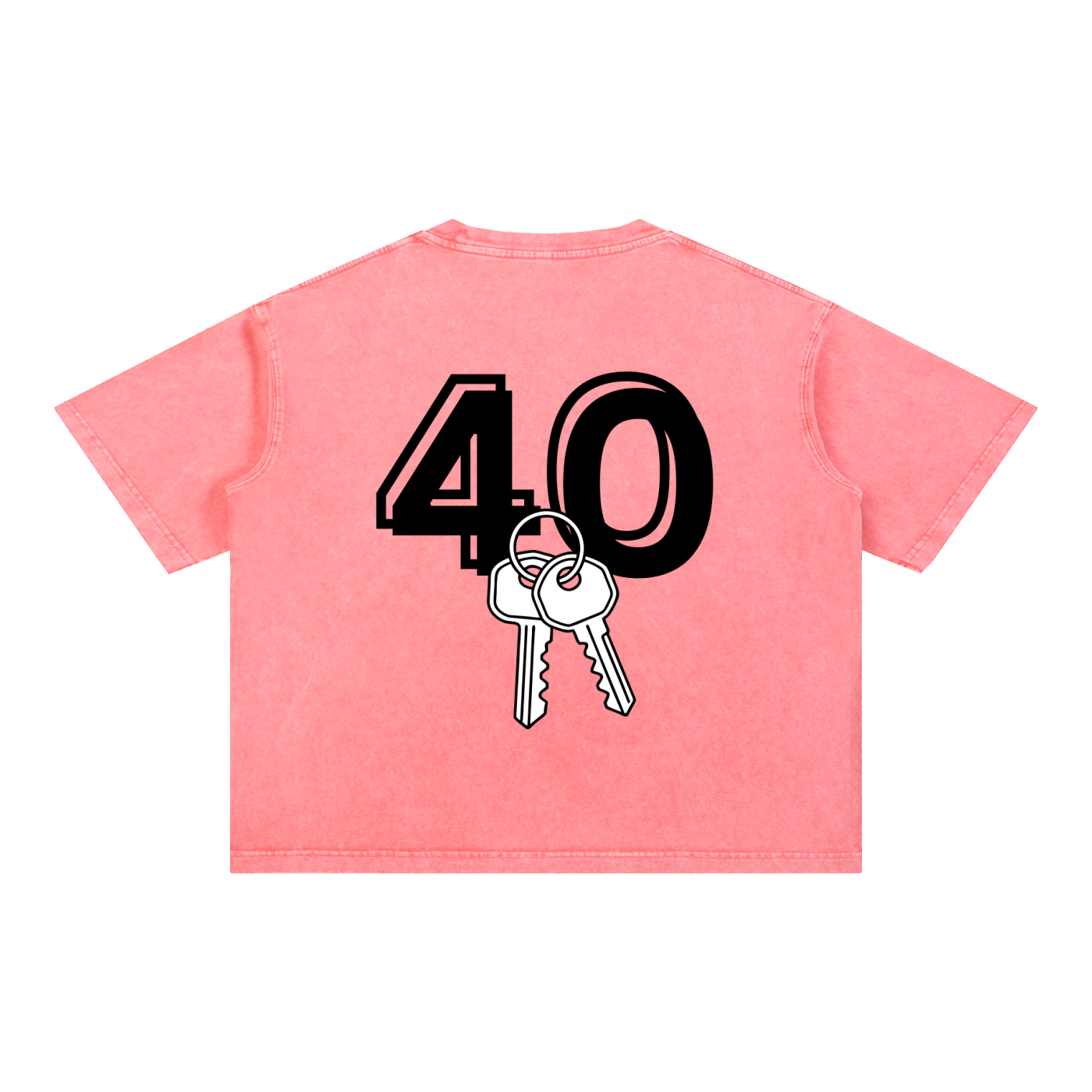 GHOST SOCIETY CO. Mineral Wash Boxy Cotton T-Shirt