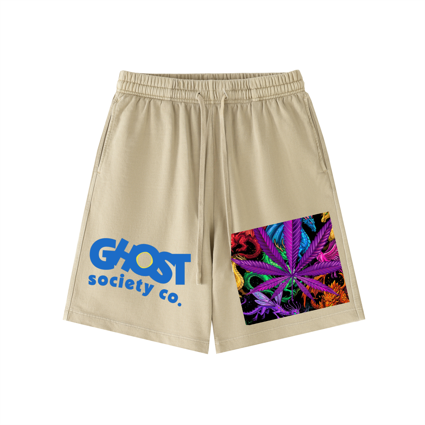 GHOST SOCIETY CO. Vintage Wash Cotton Shorts
