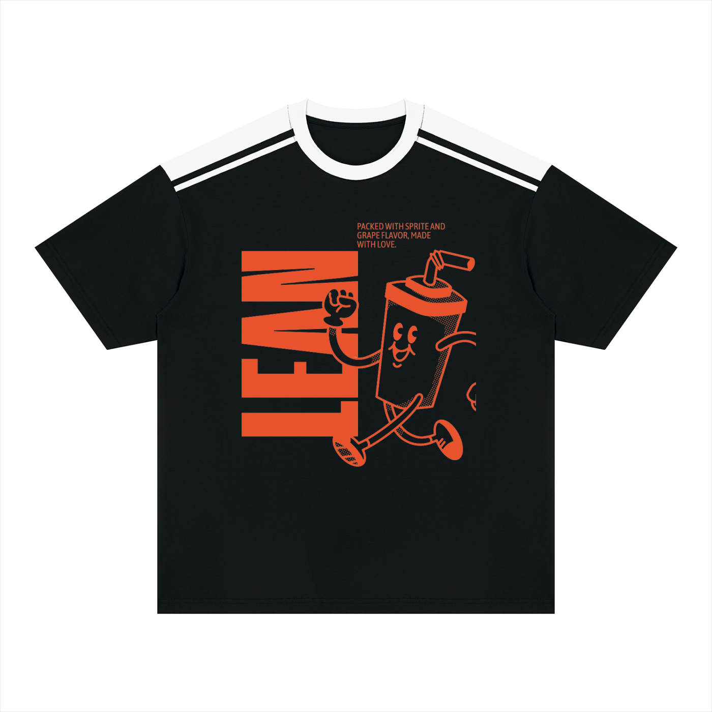GHOST SOCIETY CO. Unisex Color Block Loose T-Shirt