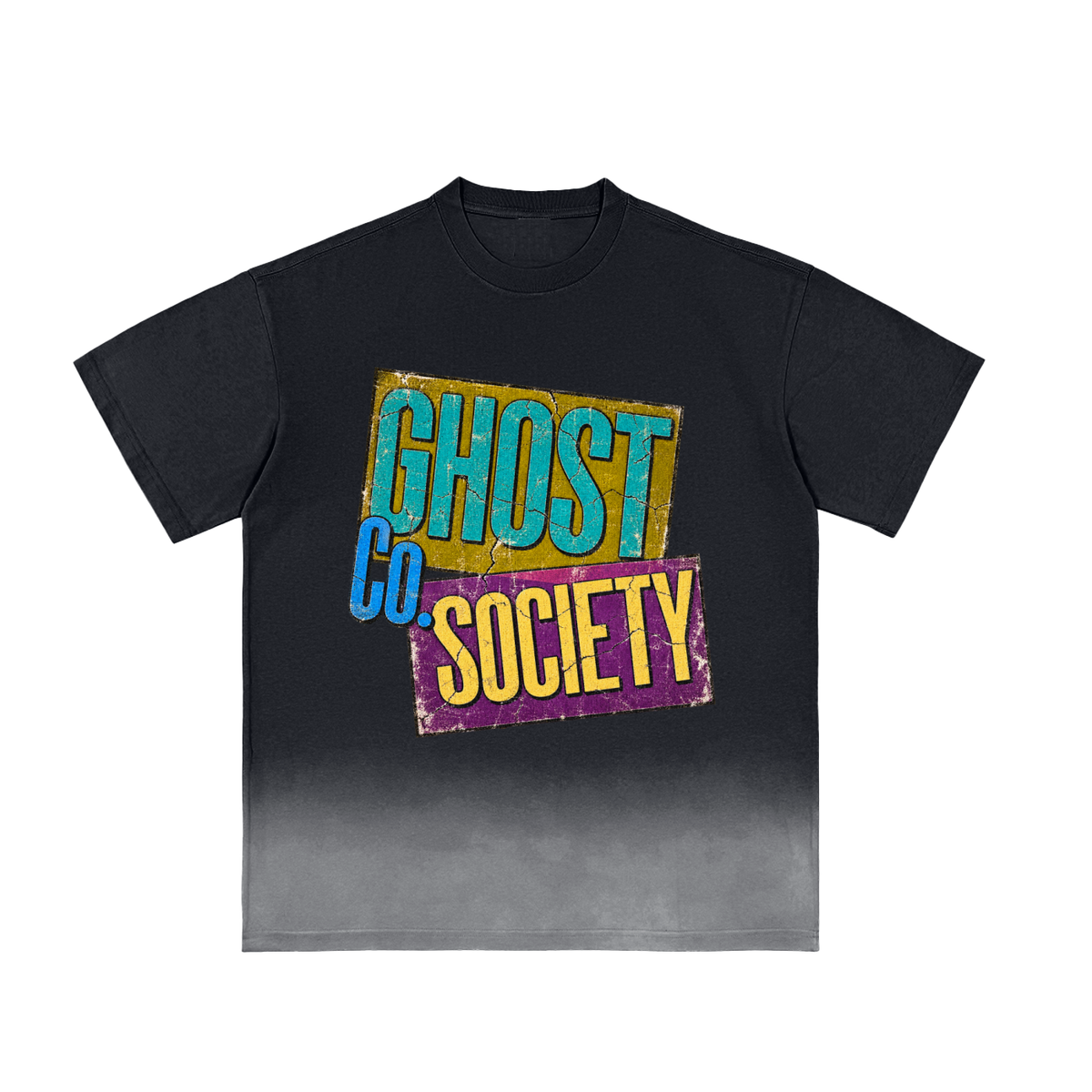 GHOST SOCIETY CO. Sunfade Vintage Washed T-Shirt