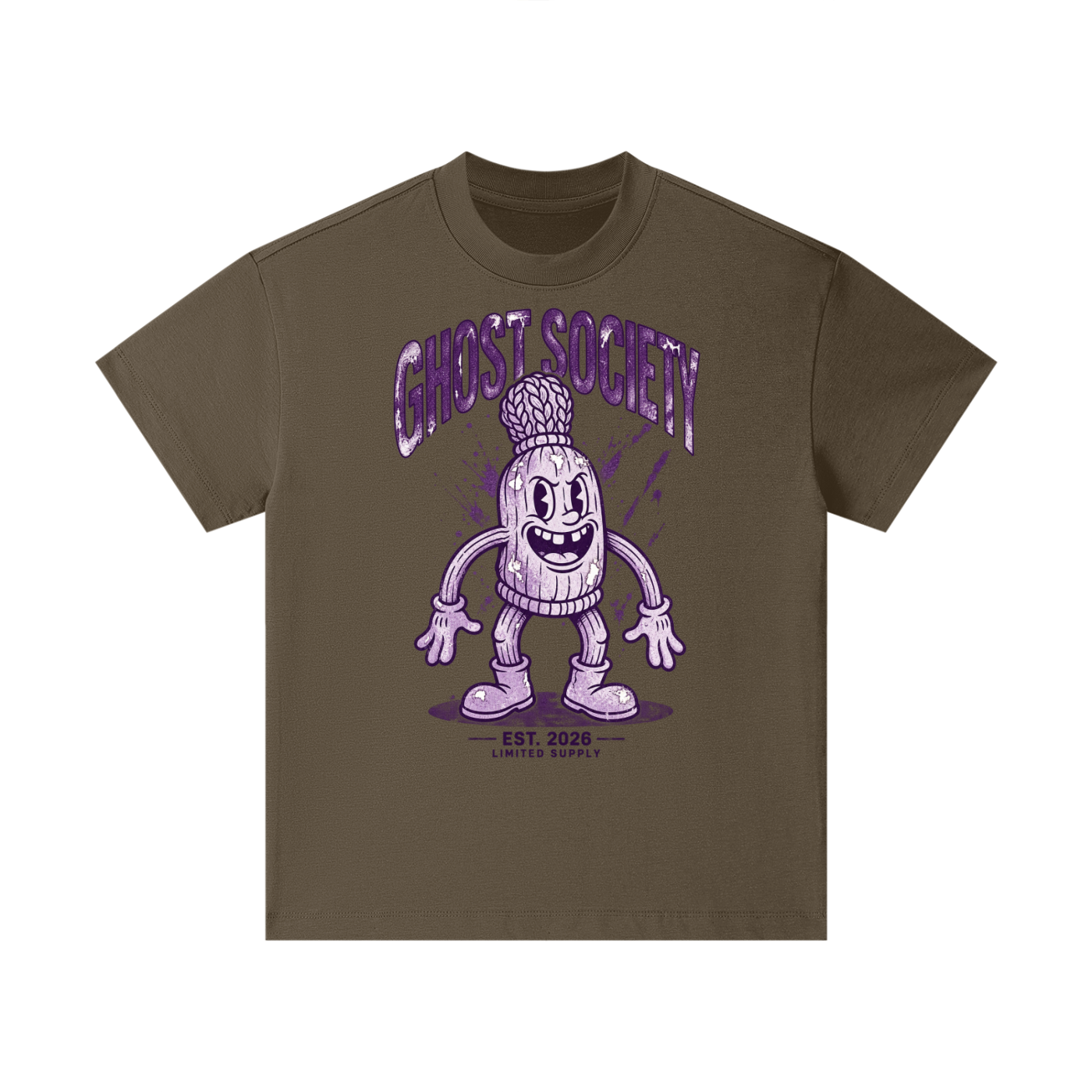 GHOST SOCIETY CO. Pure Cotton Essential Kids T-Shirt
