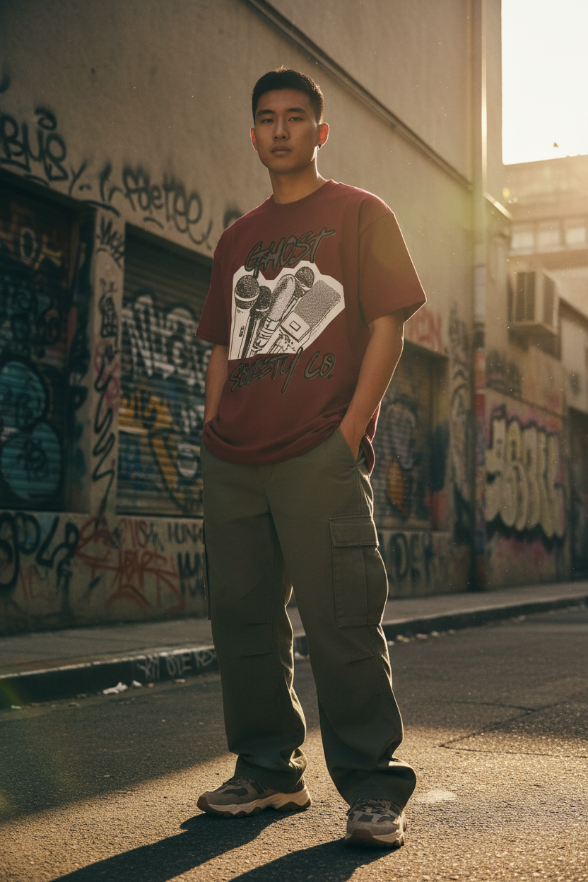 GHOST SOCIETY CO. Essential Cotton T-Shirt