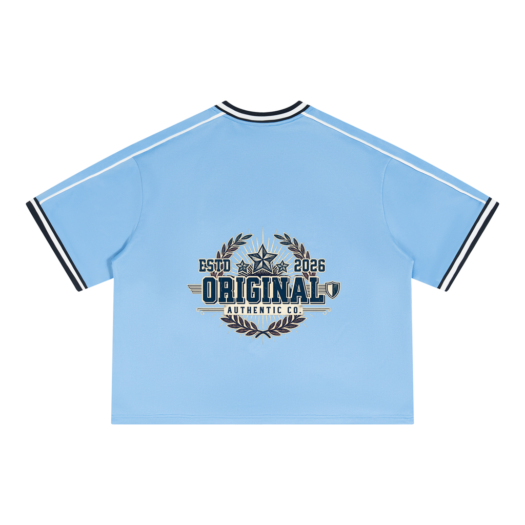 Unisex Boxy V-Neck Soccer Jersey