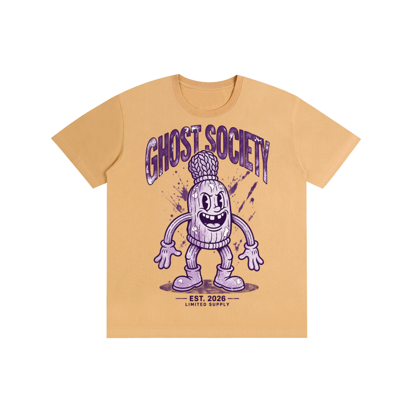 GHOST SOCIETY CO. Pure Cotton Unisex T-Shirt