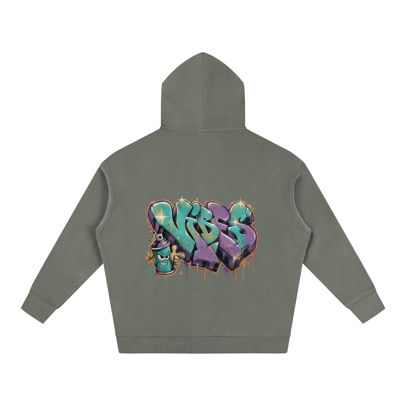 GHOST SOCIETY CO. Oversize Fleeced Hoodie