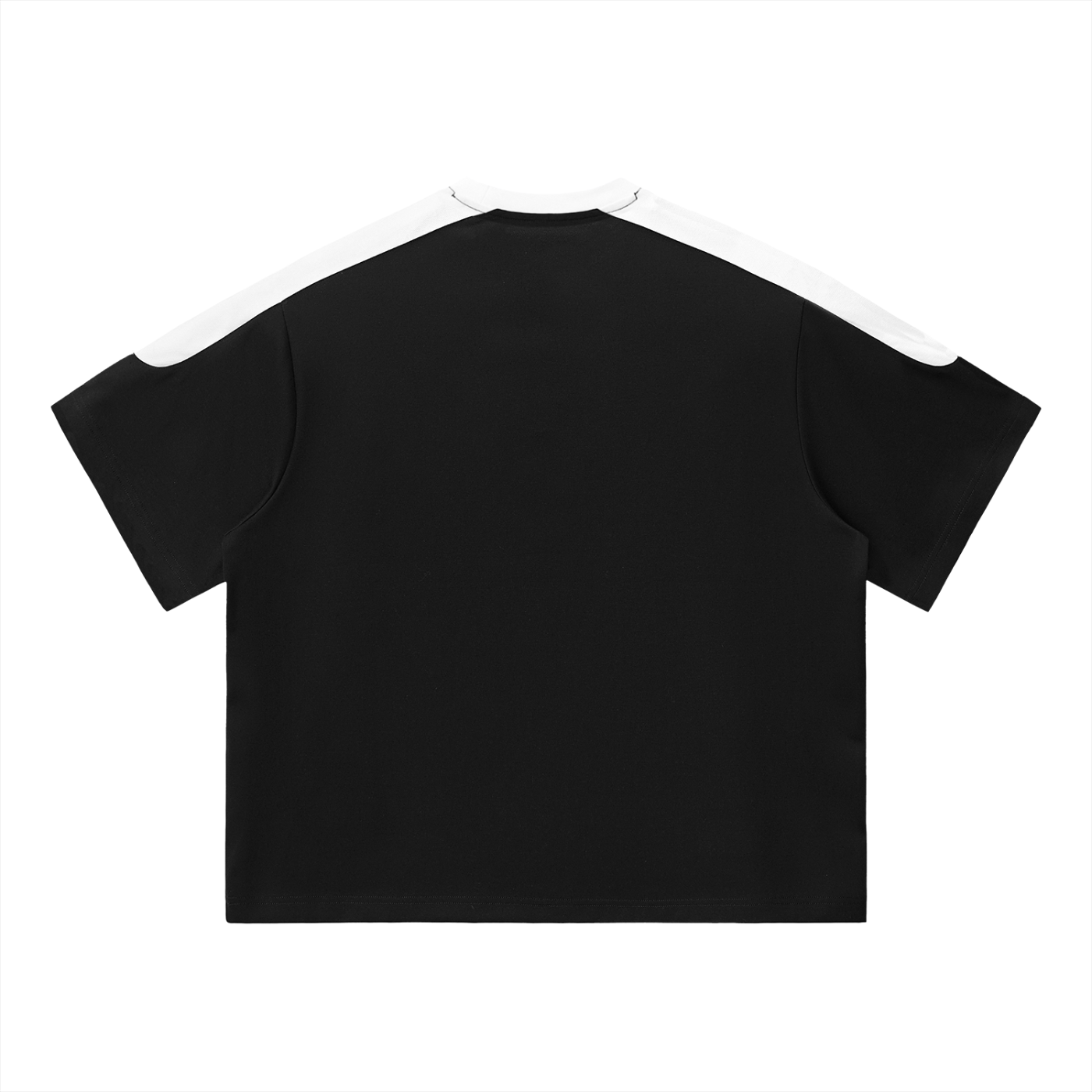GHOST SOCIETY CO. Unisex Color Block Oversized T-Shirt