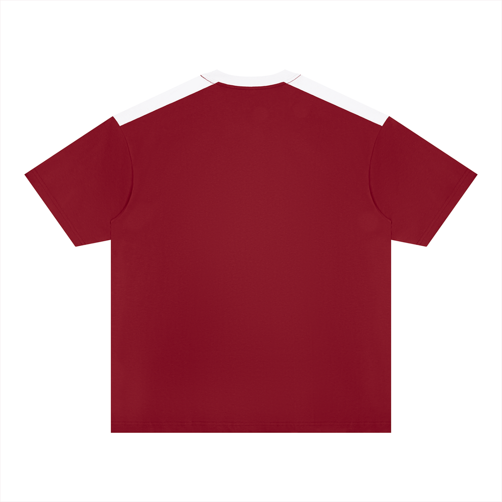 GHOST SOCIETY CO. Unisex Color Block Loose T-Shirt