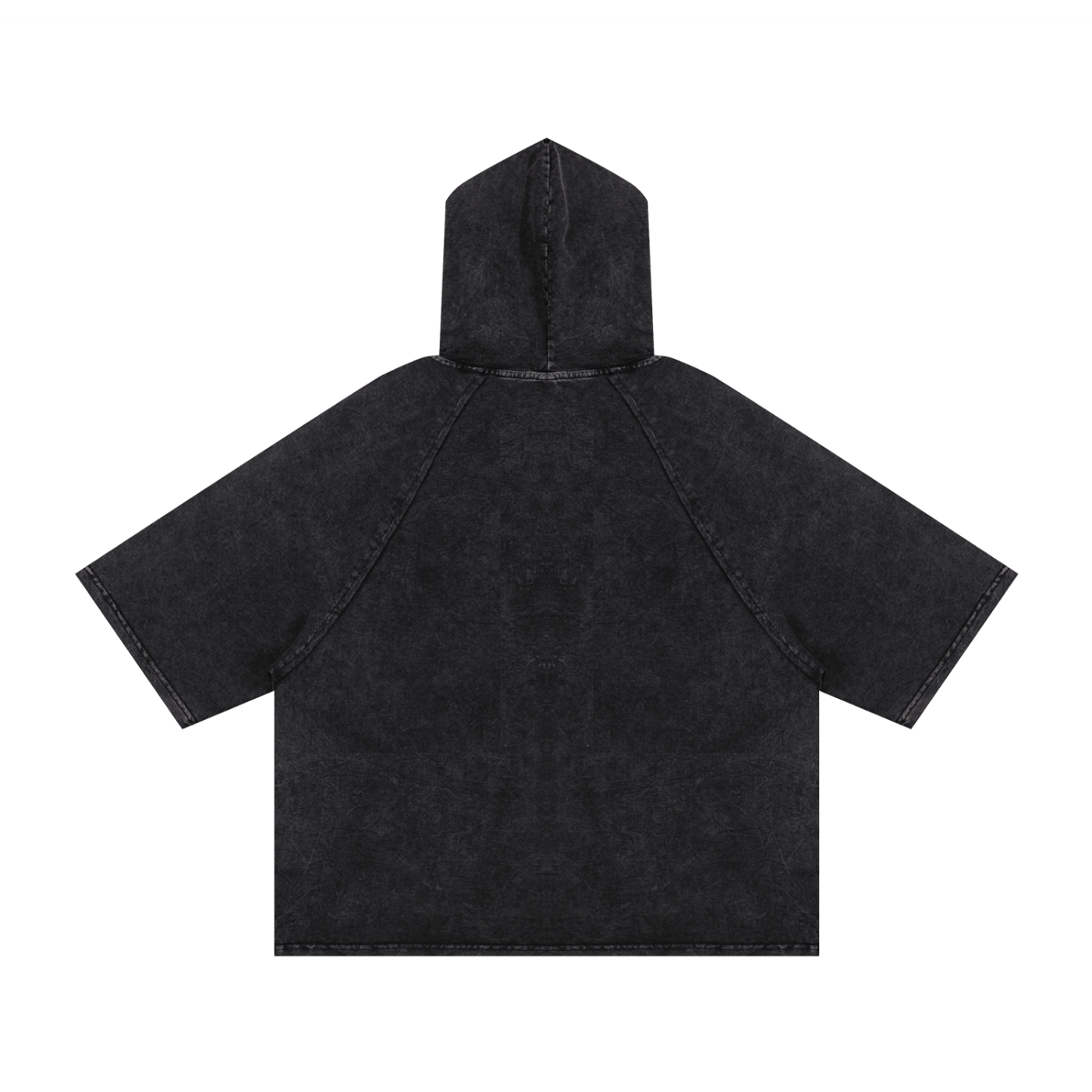 GHOST SOCIETY CO. Snow Washed Hooded Boxy T-Shirt