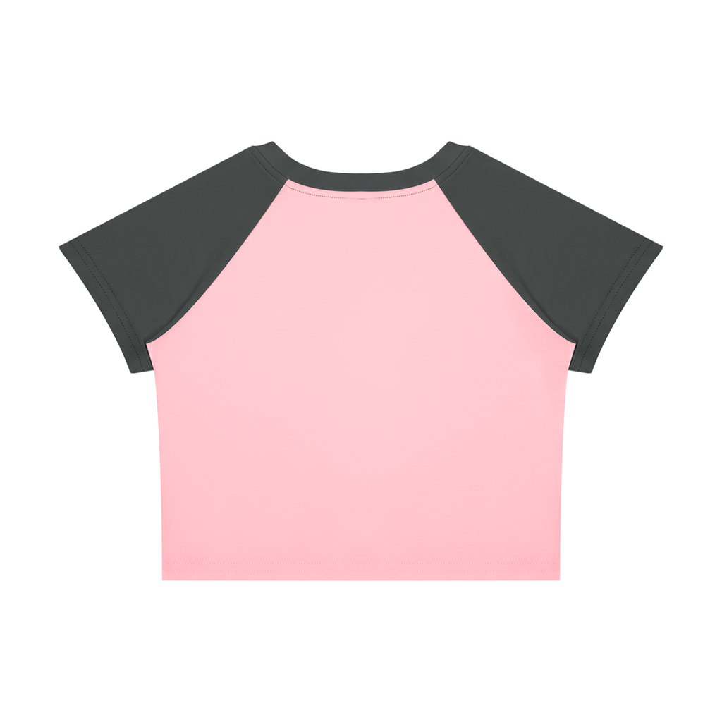 GHOST SOCIETY CO. Women’s Raglan Color Block Baby T-Shirt