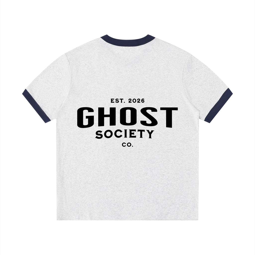 GHOST SOCIETY CO. Unisex Ringer T-Shirt