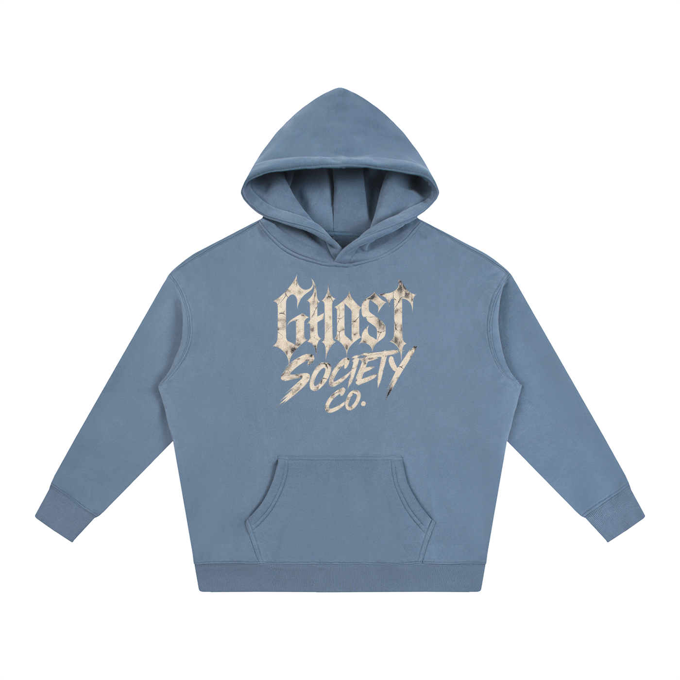 GHOST SOCIETY CO. Oversize Fleeced Hoodie
