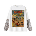 340GSM Men’s Heat Transfer Desert Camouflage Layered Look Long-Sleeve Branch Camouflage